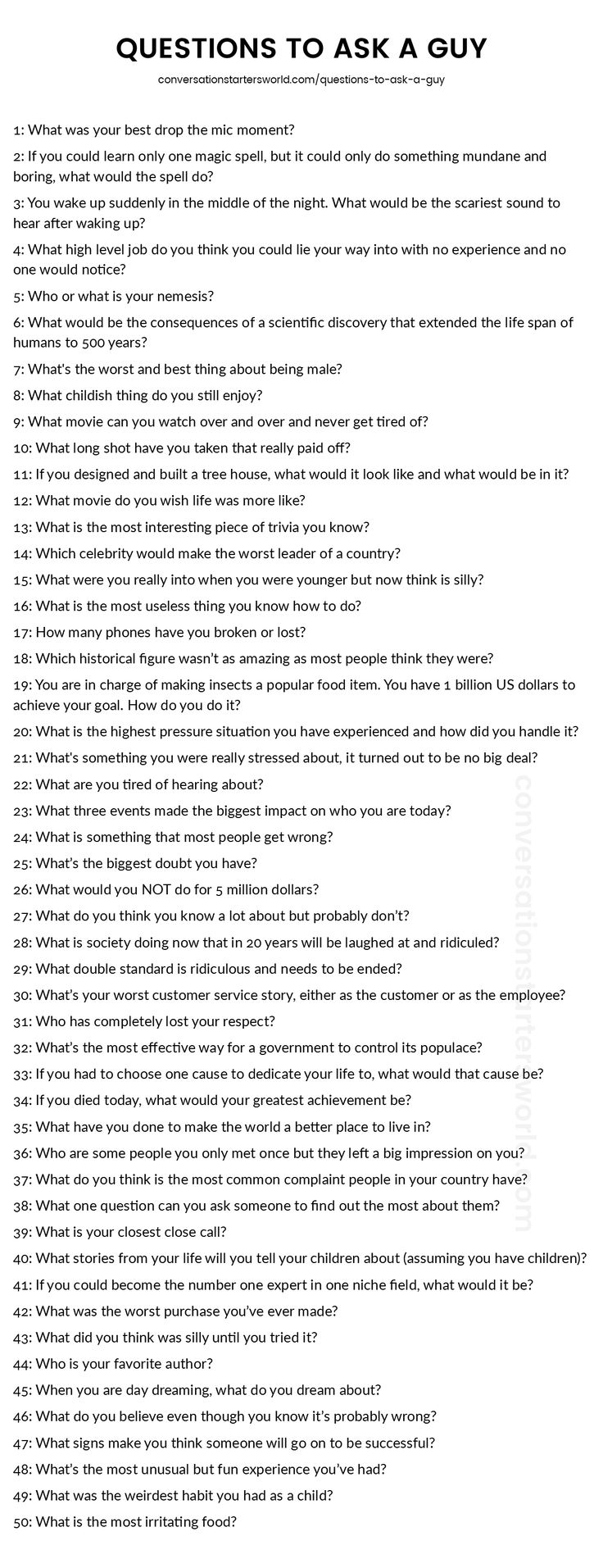 To dating questions know someone getting
