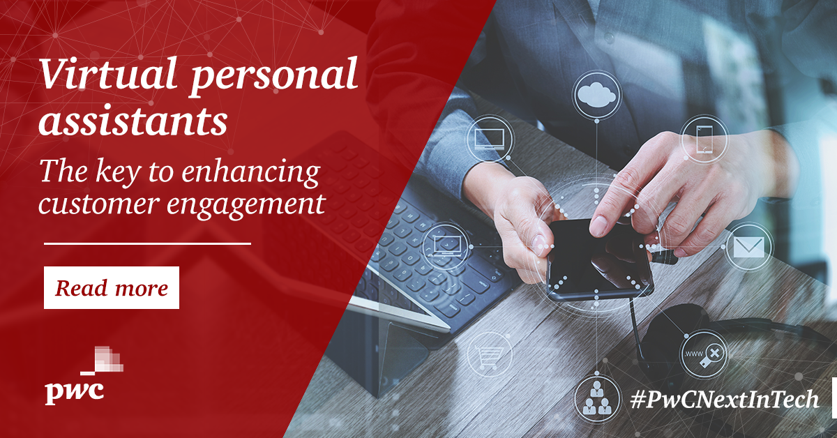 PwC_IN's tweet photo. Increasing comfort with digital assistants has reshaped customer engagement. Read our new Next in tech report as it highlights the growing usage of virtual personal assistants by businesses: https://t.co/FJ1PeLp5IW #PwCNextInTech #PwCFinTech @vivekbelgavi https://t.co/r50Zma483z