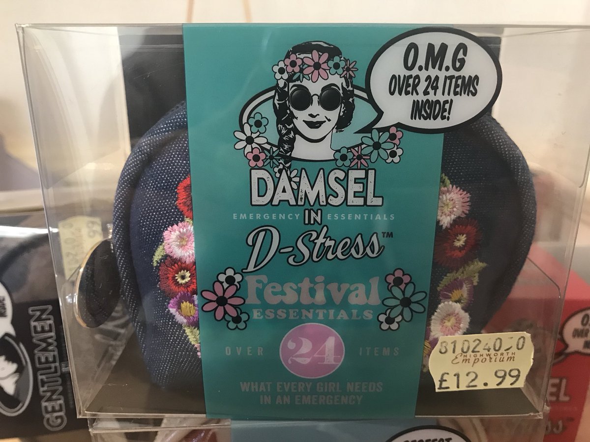 HighworthEmpori's tweet photo. No need to panic anymore, we have D-Stress Kits for your #emergencies ๐ฑ
From #FestivalEssentials through #DogEssentials to #MenSurvivalKit and what every #Girl needs in #emergency
๐
๐ป๐ถ
#HighworthEmporium #MoreThanAGift #GiftsForAll #DogLovers #GirlsEssentials #FestivalLovers https://t.co/f3PDS4TVSY