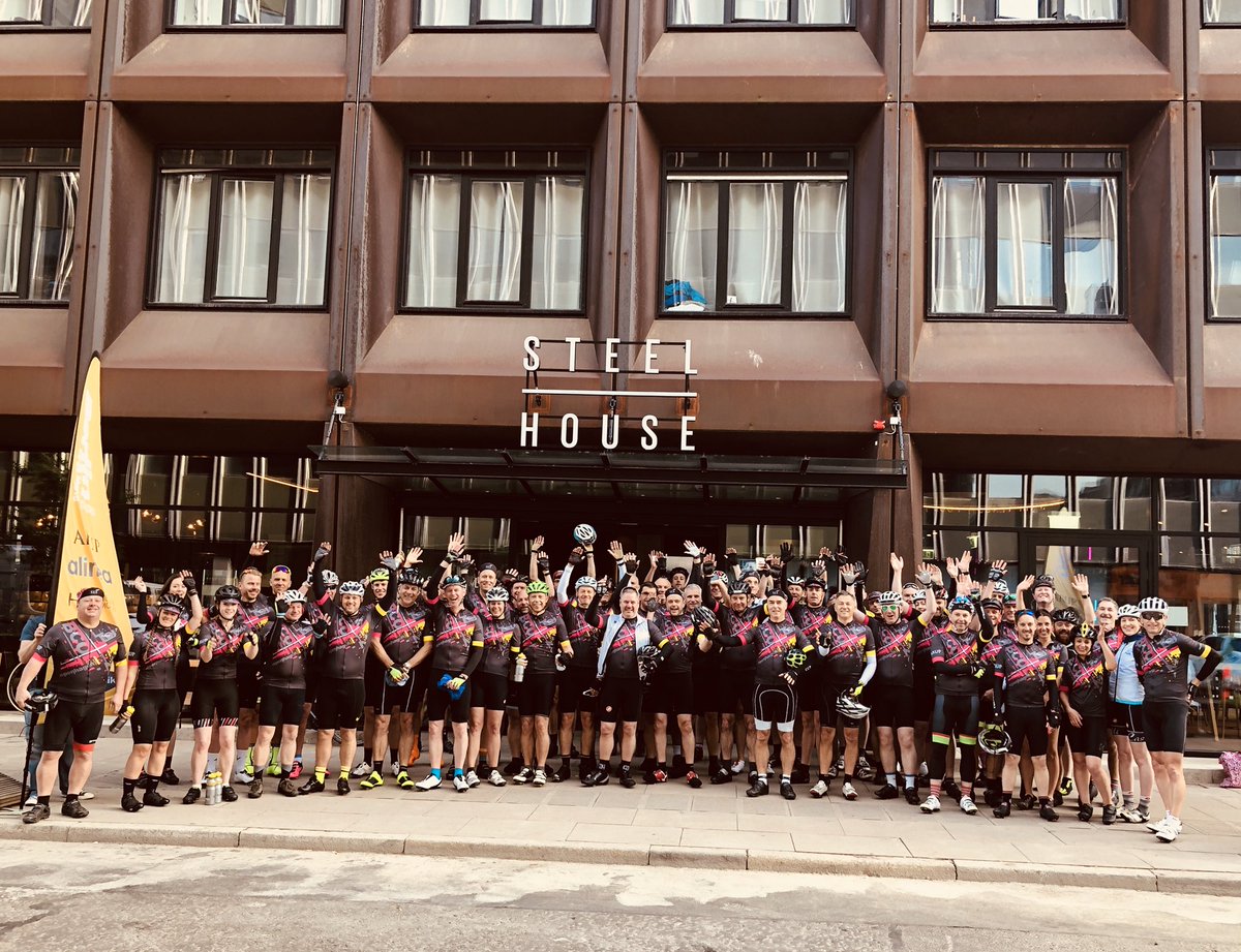RaceNationHQ's tweet photo. This morning, riders set off for the annual #BCOride - this year they are riding 250 miles from Copenhagen to Berlin! Be sure to check out @ClubPeloton and @BCO_UK for updates! #bcoberlin2018 #clubpeloton #racenation https://t.co/tvgxkjnvab