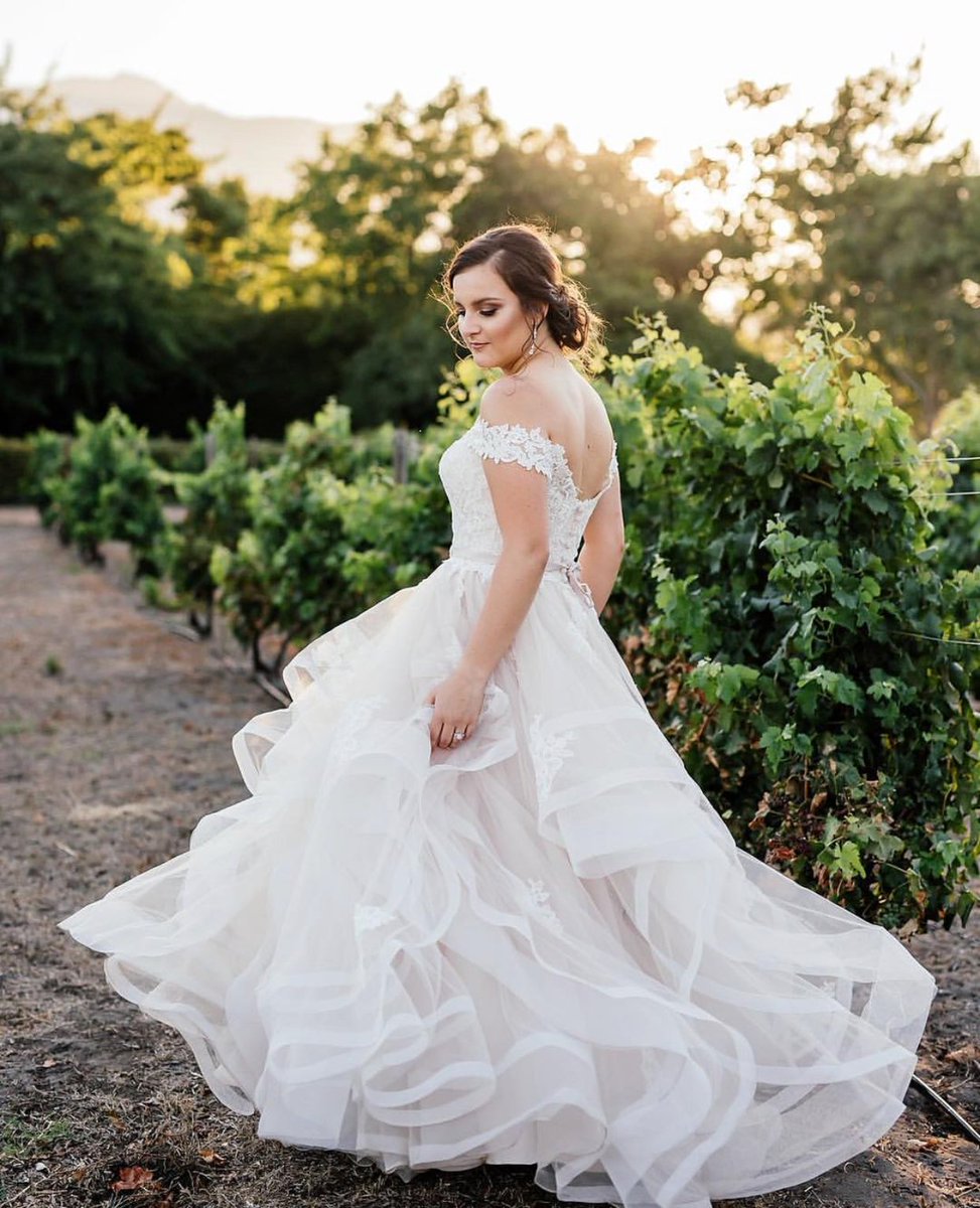WonderlandBC's tweet photo. Having a vineyard moment in one of our favorite Stella York dresses. Via @olgaikin and @christinalrphotography. #wonderlandbridal #weddingdress #weddingday #weddingplanning #floridabride #flbride #flwedding #floridawedding #bridalboutique #bridalstore #weddingstore #weddingvendor https://t.co/20g45R2gWj