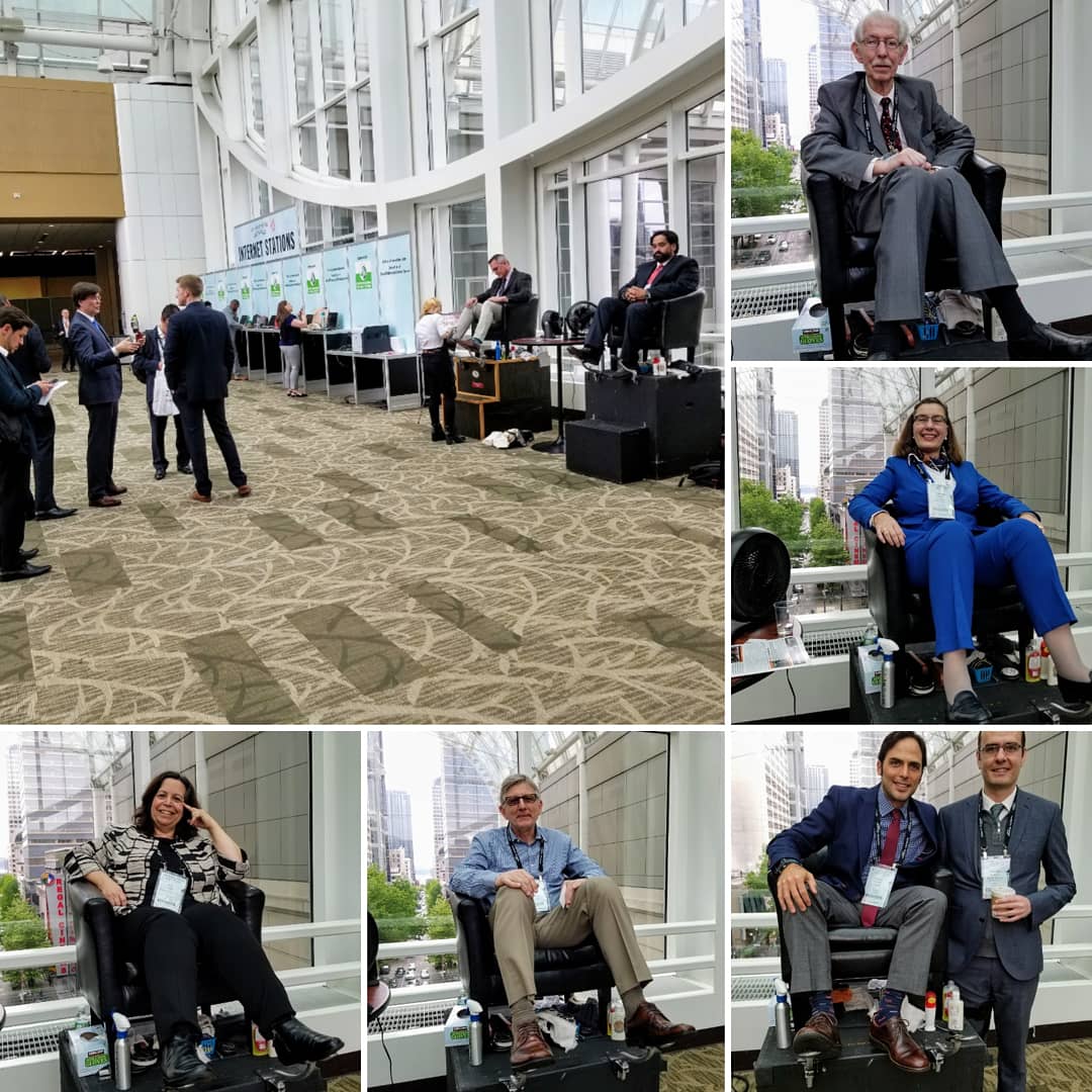 Oldstyleshine's tweet photo. Good morning, two more days @INTA #INTA2018 @VisitSeattle Monday and Tuesday from 8 am - 4 pm!
Then we will be open in my store @Oldstyleshine Wednesday - Friday from 10 am - 6 pm.
Hope to see you too!
You're simply not polished if your shoes don't shine!
#GotEvents @ILEASeattle https://t.co/rlTFRCOKXd