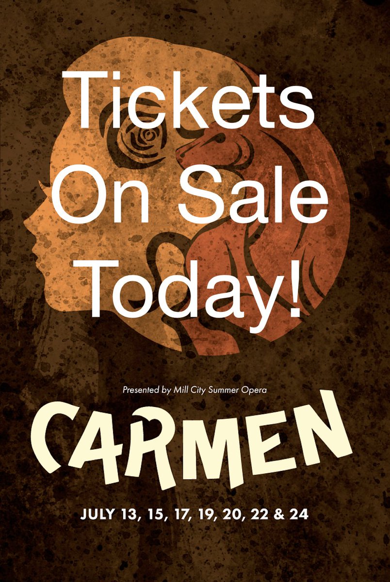 MCSummerOpera's tweet image. Tickets for our 2018 production of Carmen are now on sale!
Visit millcitysummeropera.org/tickets/ or call the box office at 612-875-5544 to purchase. #MillCitySummerOpera #Carmen #MCCarmen2018 #OperaUnderTheStars