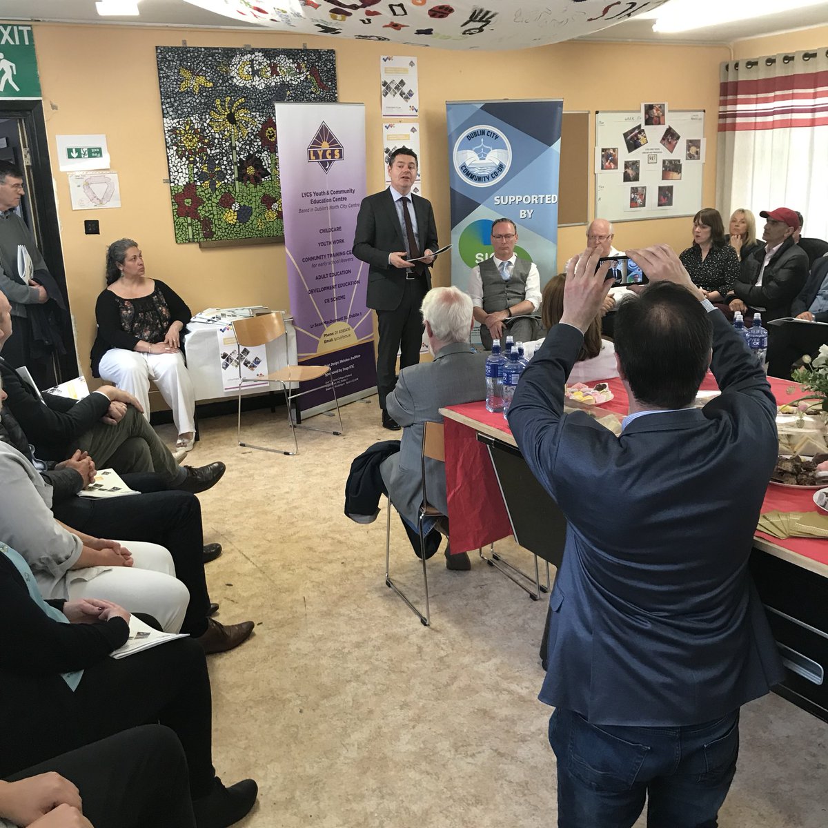 Paschald's tweet photo. Thanks to Lourdes Youth &amp; Community Services for opportunity to launch their 2018-20 strategic plan. Doing such valuable work at the heart of the north inner city. @RayMcAdam https://t.co/CUZkRwgql1