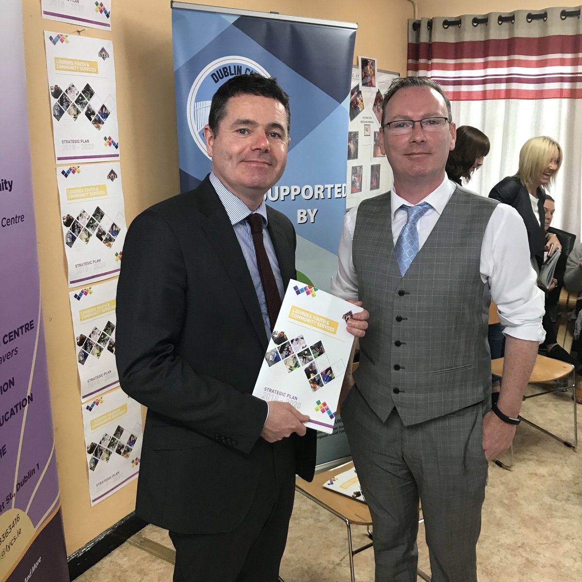 Paschald's tweet photo. Thanks to Lourdes Youth &amp; Community Services for opportunity to launch their 2018-20 strategic plan. Doing such valuable work at the heart of the north inner city. @RayMcAdam https://t.co/CUZkRwgql1