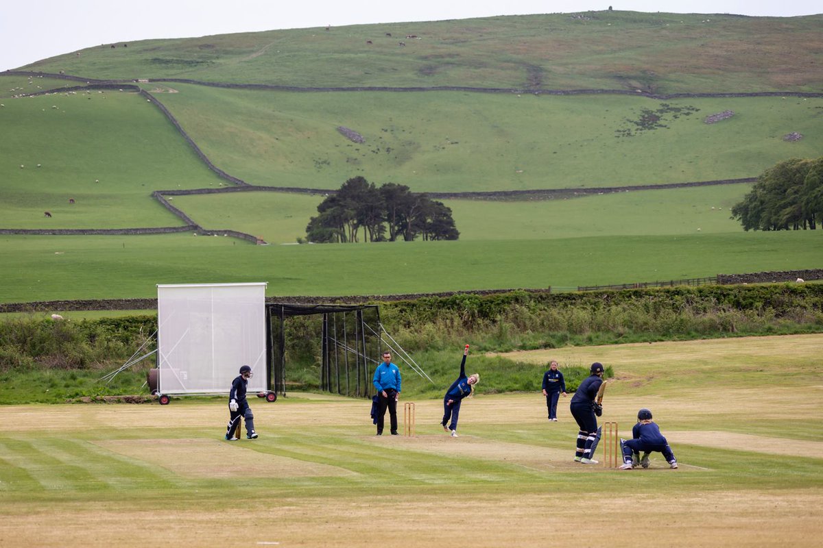A fantastic view of the ground <a href="/Gala_Cricket/">Gala Cricket Club</a> yesterday where @WildcatsCricket 'A' took on Durham! (📸 David Nichol)