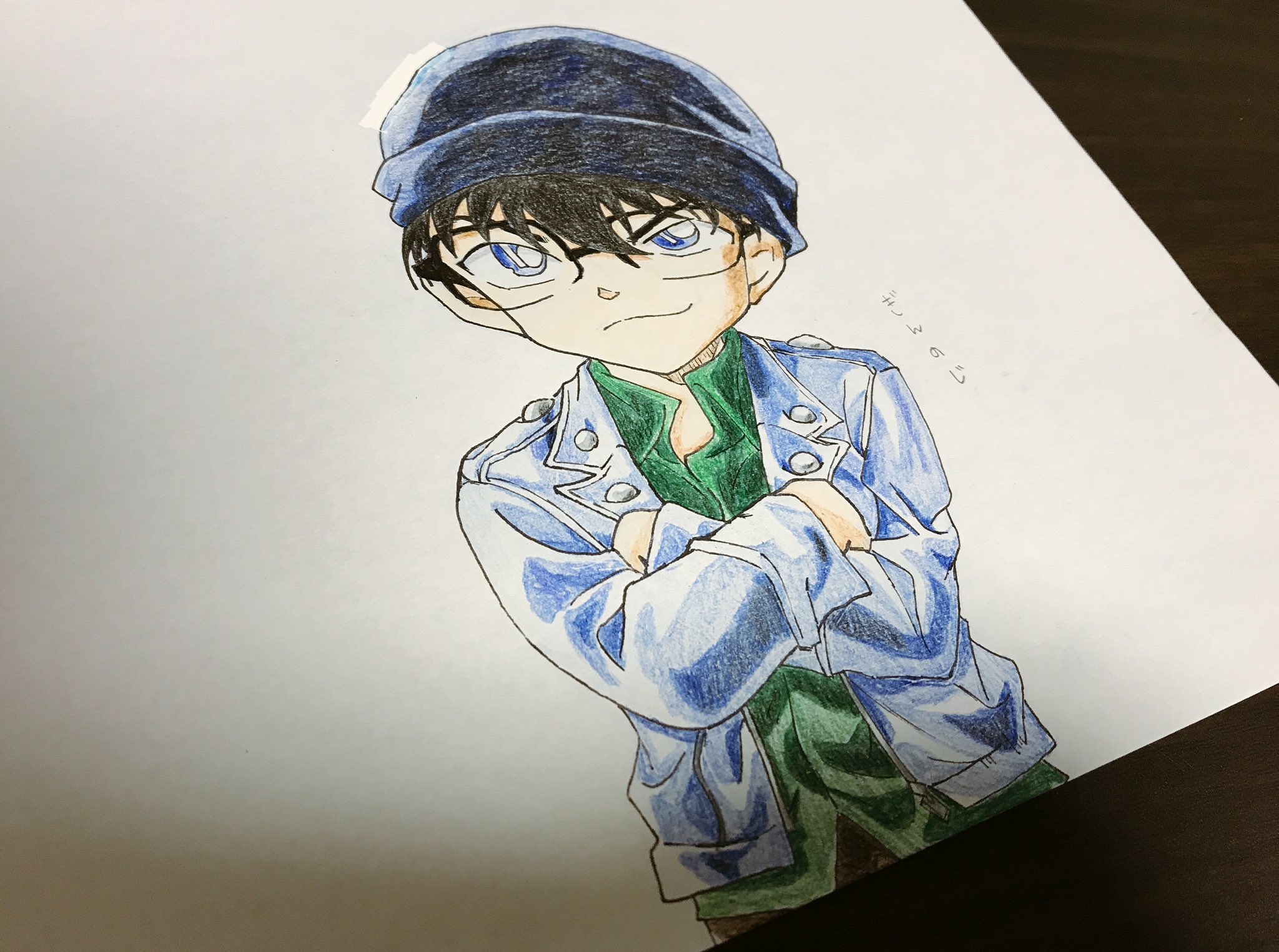 ぎ ん の じ 名探偵コナン85巻の表紙を描いて見ました 下手なのはともかく楽しい 赤井さんの格好のコナンかわいい 赤井秀一 名探偵コナン T Co Sbkp40vi25 Twitter