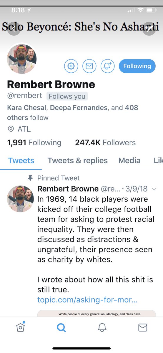 sree's tweet image. Conversation on @jennydeluxe &amp;amp; @Wesley_Morris’s #stillprocessing NYT podcast about black male privilege (term I’d never heard) &amp;amp; why black women aren’t labeled geniuses as fast as @donaldglover has been (w/ guest @rembert): open.spotify.com/episode/4rZBhM…