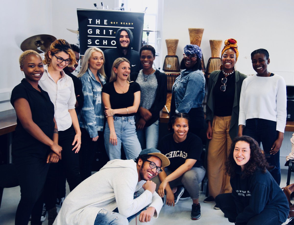 GritSchool's tweet photo. Thank you @MillyAllen for a seminar packed full of helpful industry insights. And thanks to @ninafinemusic for popping in to help out at @lambethmusic #thegritschool #musicindustry #schoolgroundsounds @youthmusic https://t.co/j2ZMuaYVWP
