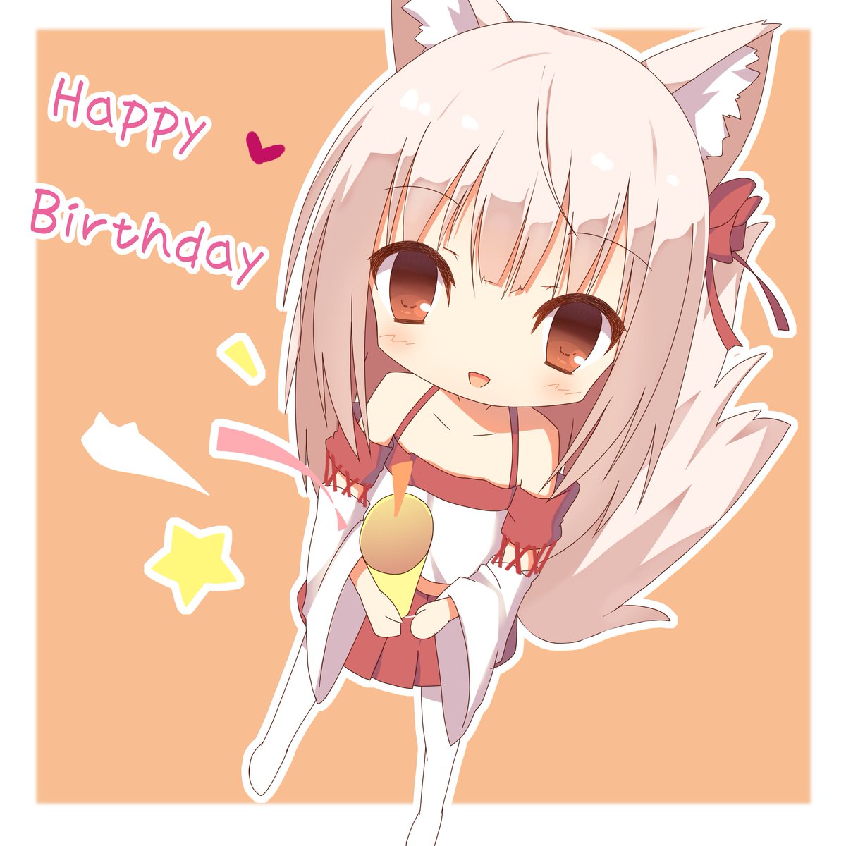 「 2億年くらい遅れちゃってごめんやけど、みなとマン誕生日おめっとさんやで～ 」|かごちのイラスト