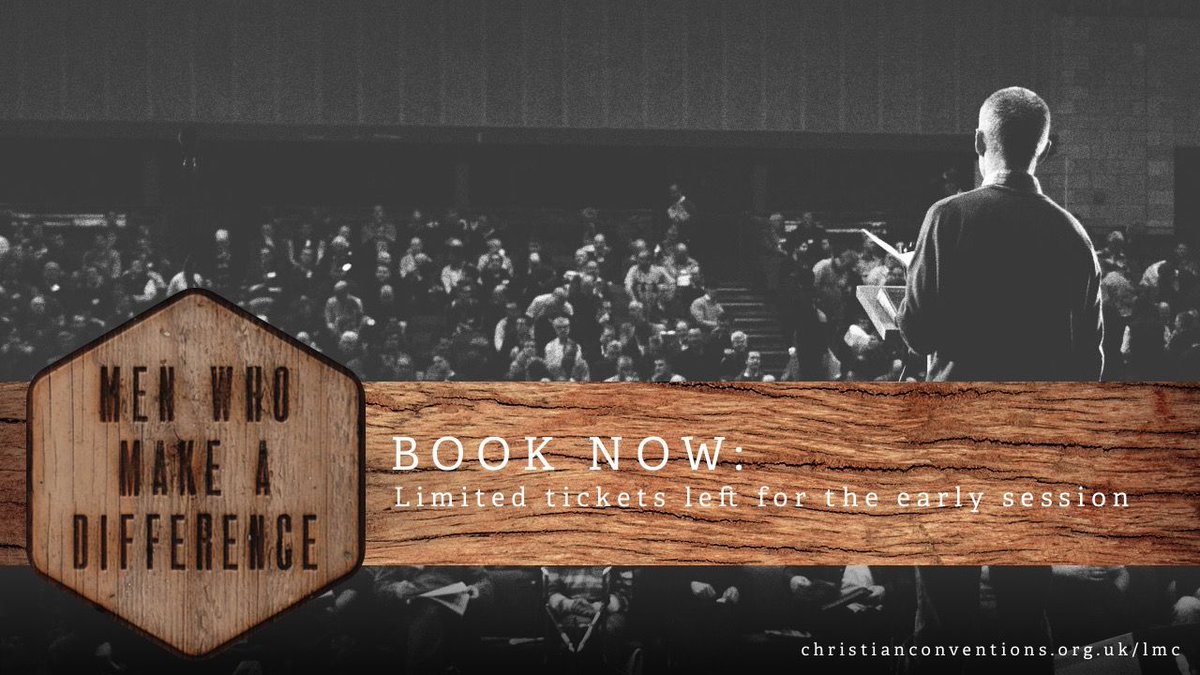 There are a limited number of tickets remaining for the early session at London Men's Convention. Book your place(s) today: buff.ly/2rW7dG8