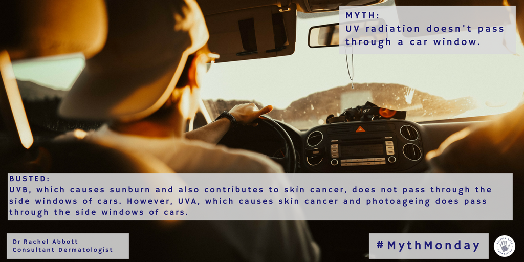 BSFcharity's tweet image. Did you know this? Today's #MythMonday from Dr Rachel Abbott. 

This is why it's so important to use SPF daily, year round.