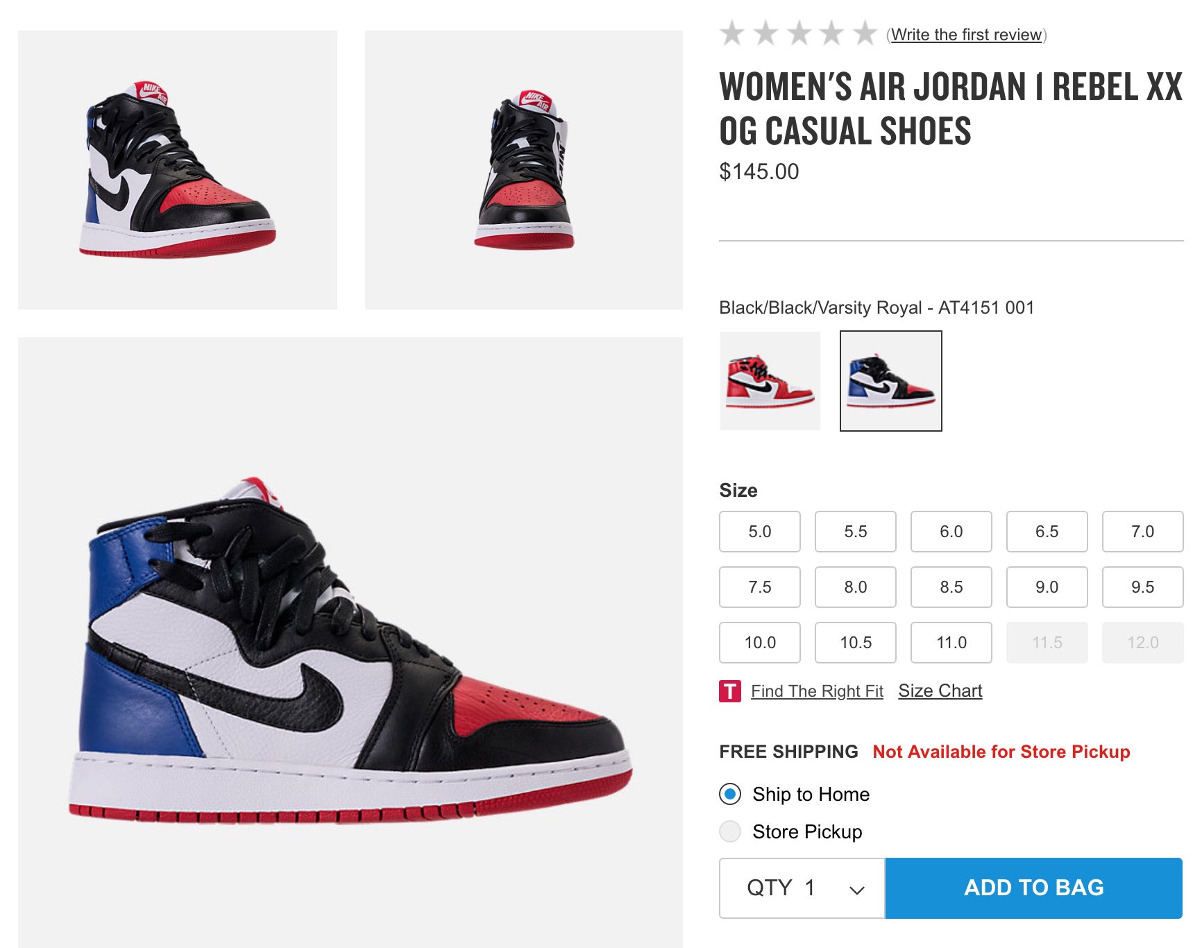 Finish line cheap restock 2018