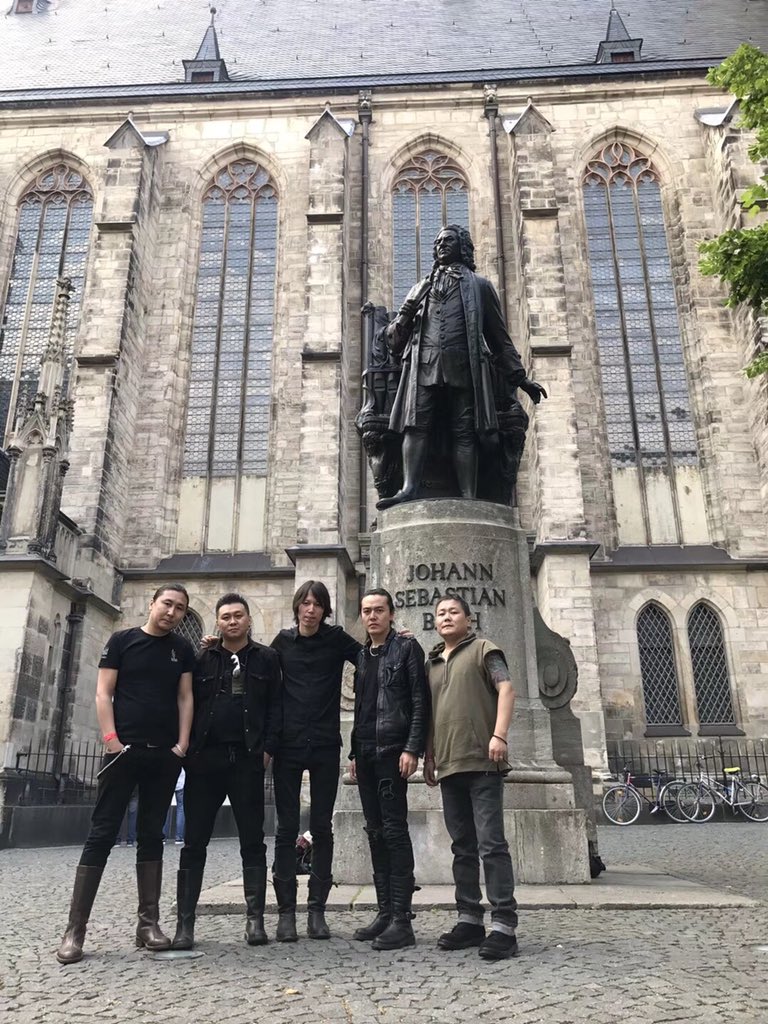 SULD_OFFICIAL's tweet photo. The world biggest Goth music festival- Wave Gotik Treffen! Hundreds of bands gathering in 4days at Leipzig! Thank you everyone for supporting SULD and supporting Mongolian Music! Living need some attitude to be life! #WaveGotikTreffen #MusicFestival #SULD #germany #Leipzig https://t.co/4t1wMBZ097