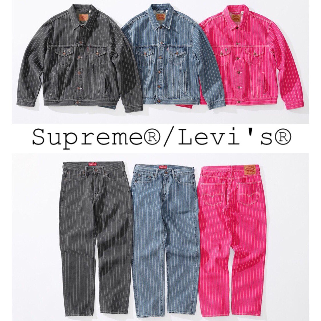 pinstripe levi jeans