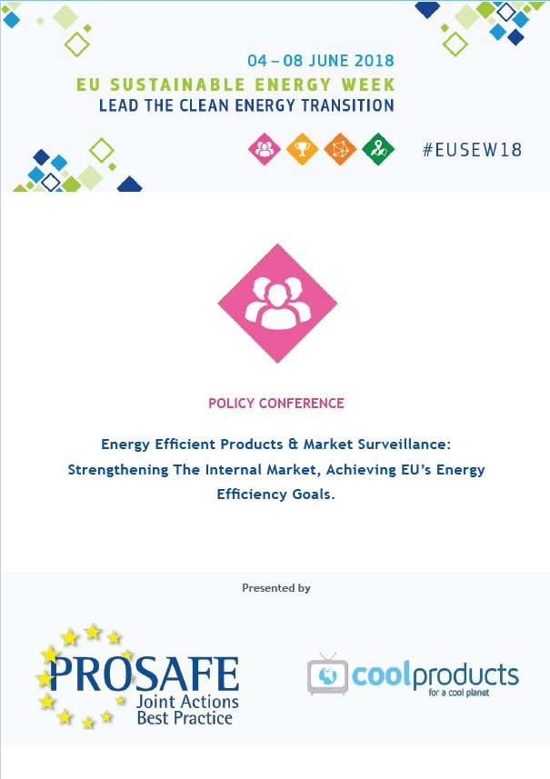 PROSAFE_ORG's tweet photo. @PROSAFE_ORG will be presenting @EEPLIANT and @MSTyr15 projects at the #EUSEW18 Policy Conference on 5 June 2018 in Brussels. It is focused on Europe's #energyefficiency and #marketsurveillance. Read more here: https://t.co/u3auoU6iKn and get ready for the online debates! https://t.co/pkTkZF63qy