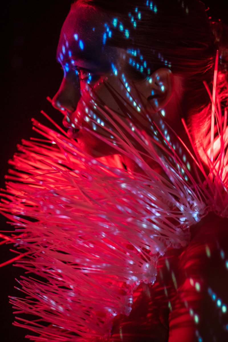 Wim_Wich's tweet photo. HETEROTOPIAN BODIES
New Communication System, Express Feelings through Bioluminescence as identification and mood display.
Photographer : Luca Latrofa
Make up Artist : Larisa MUA
Model : Valda Macijiauskaite
@ialab, #ialab #interactivearchitecturelab, #heterotopianbodies https://t.co/5AOKa4Uyj1