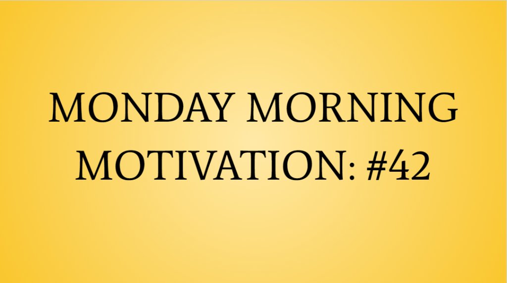 Monday Morning Motivation: #42 coachstrongfootball.com/monday-morning…