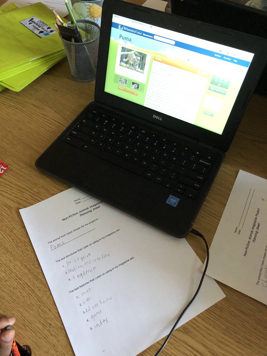 MsVenick's tweet photo. Our animal research projects are officially underway and we are so excited! 🐴🐺🐢🐍🐠🐘🦒🐄 @PontiacElem https://t.co/CaS5iYhBCF