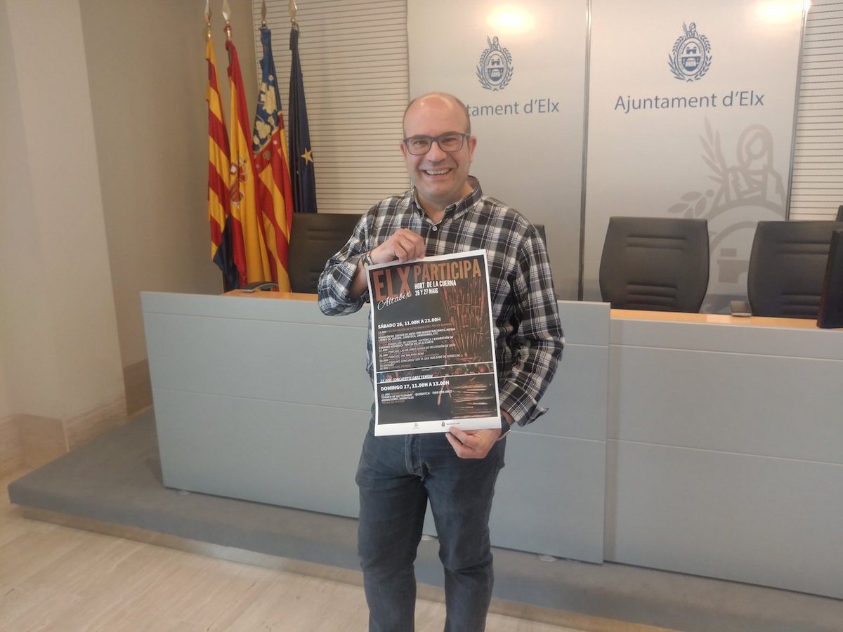 Nueva edición de Elx Participa en el Hort de la Cuerna con temática friki con el Trono de Hierro de la serie Juego de Tronos, exhibición de esgrima histórica, maratón de juegos de mesa, concursos y un Survival Zombie, entre otras actividades.
elche.es/2018/05/nueva-…