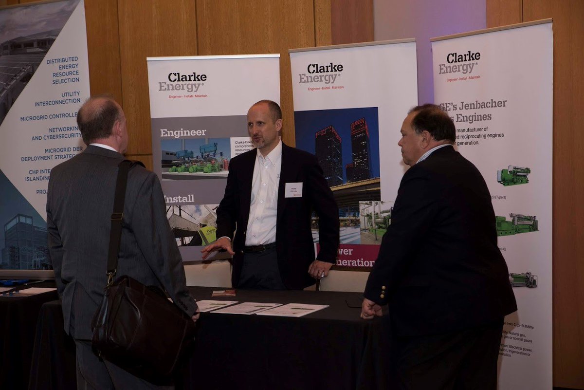 ClarkeEnergyUSA's tweet photo. Clarke Energy recently exhibited at the #Microgrid2018 conference in Rosemont, Illinois. @MicrogridNews https://t.co/xIPyHEDoAW
