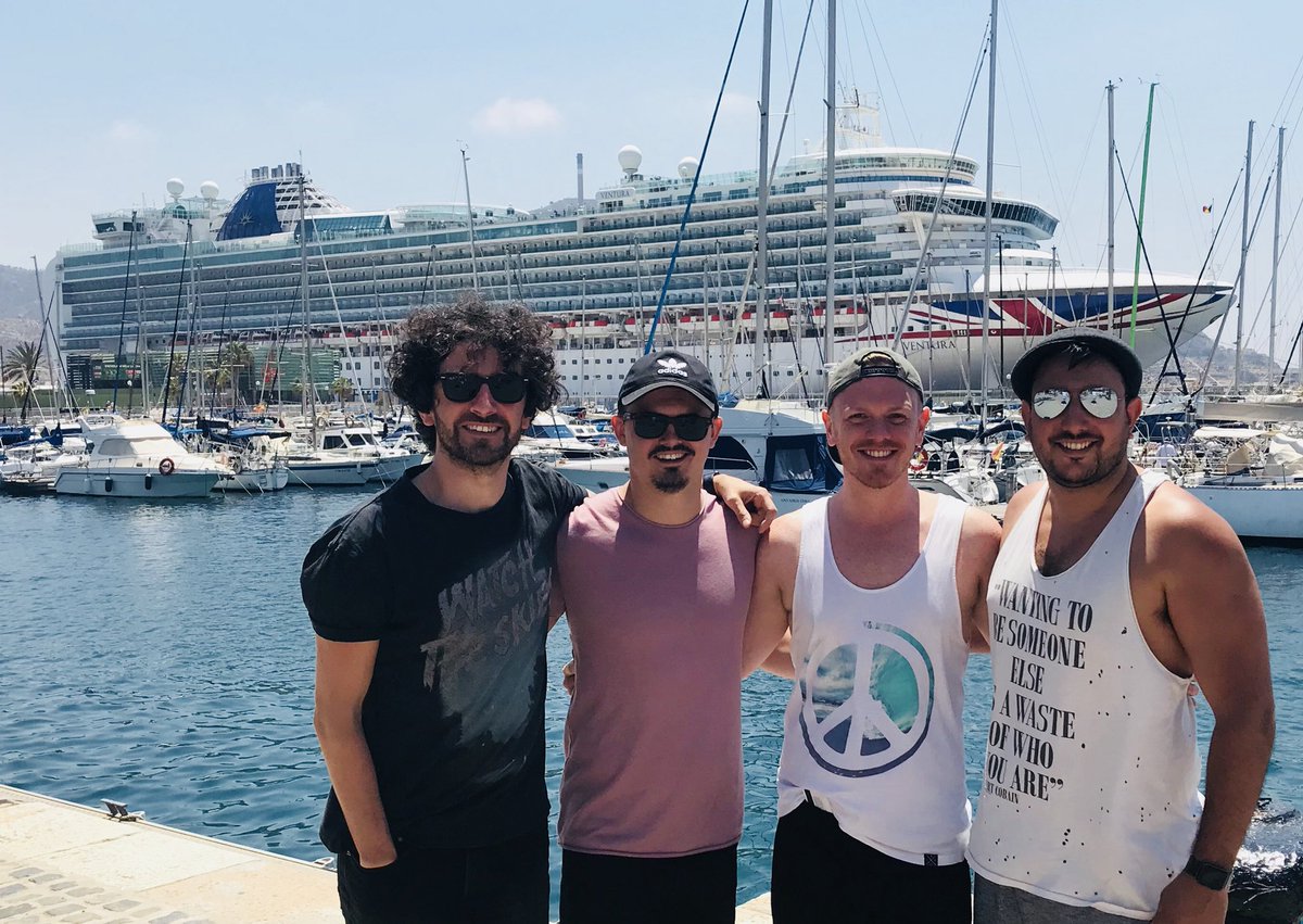 Having a blast so far in Cartegena with the amazing <a href="/pandocruises/">P&O Cruises</a> #Ventura
#thebrittones #brittones #vocalgroup #doowop #spain #cruise #sun #entertianment #singers