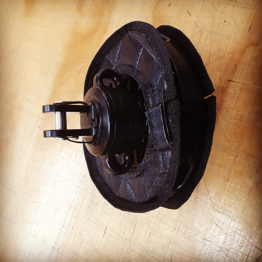Cover for a KZ furler covers using recycled <a href="/NorthSails/">North Sails</a> 3Di #upcycle #racing #bespoke
