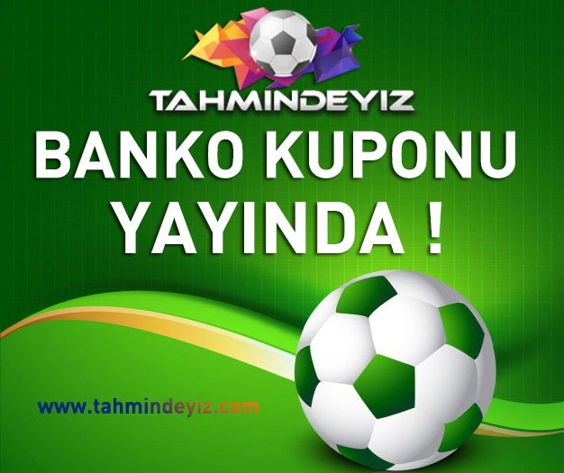 PAZARTESİ BANKO KUPON YAYINDA!
tahmindeyiz.com/pazartesi-bank…