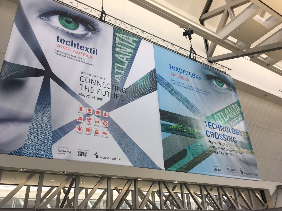 TEVOnews's tweet image. We’re here 👀 Visit us at Booth 3434 if you’re at this year’s Techtextil/ Texprocess North America! #Techtextil #Texprocess