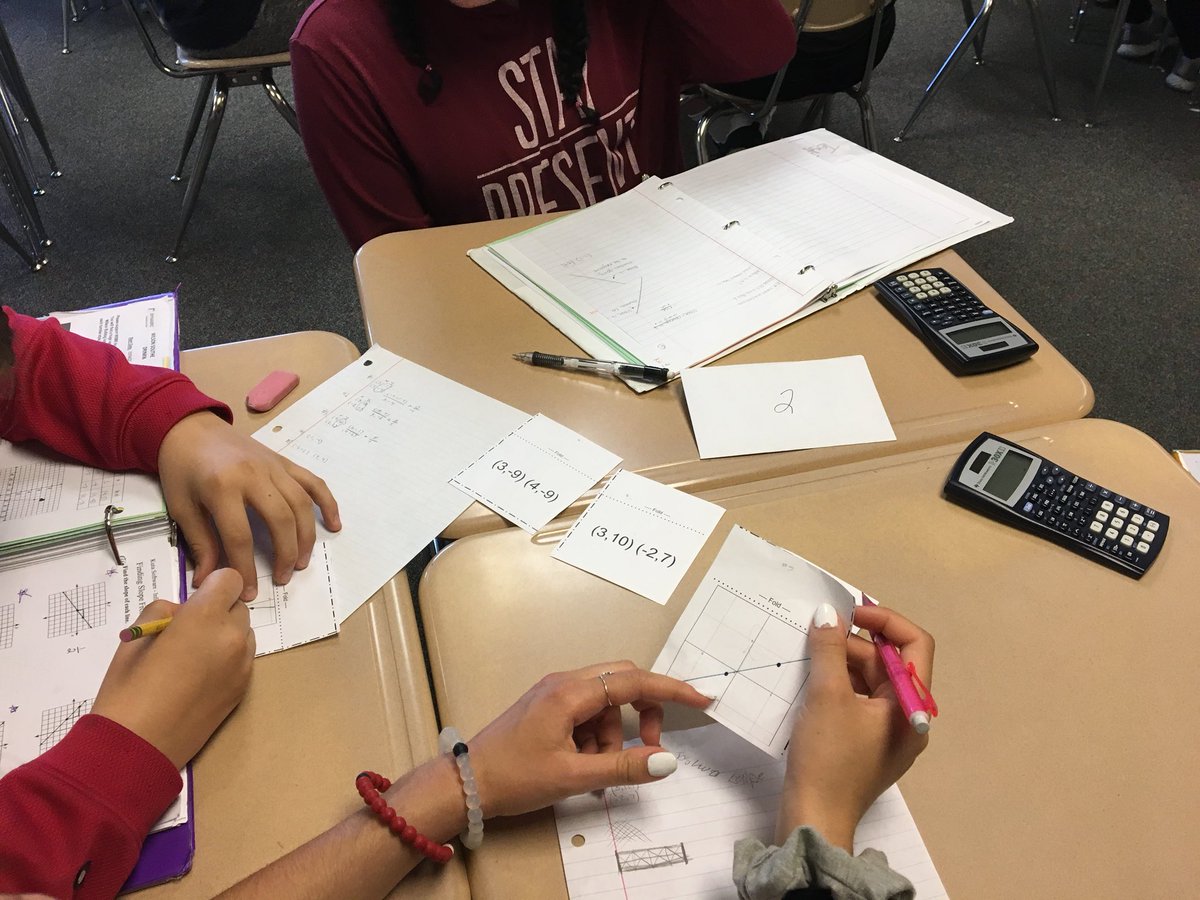 koala_610's tweet photo. Reviewing slope with #clotheslinemath. Hearing Ss comments like “I think it is positive because...” #wilsonsouthern #wilsonsd https://t.co/w2qTFYf20e