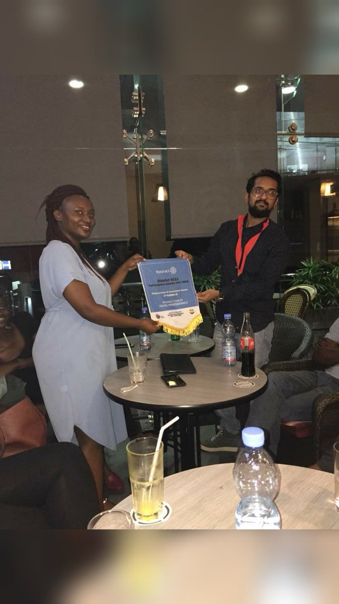 rcyptz's tweet photo. President @adamji_moiz received our club's Professional &amp; Leadership dvpt award which we received at the recently concluded #DCA93.

@Cathfidelis, @bettyluhyuor, @ecay247 and @barbie_Mtemvu recapped DCA, moderated by @riller_swai

#rcypfriday #rotaracttz #daresalaam #Tanzania https://t.co/yH4DLG4JAE