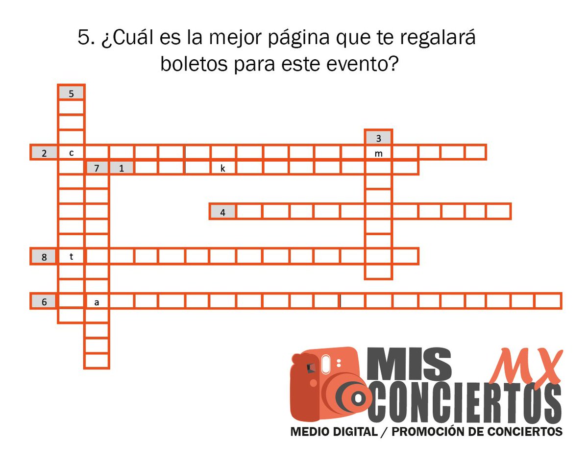 MisConciertosMX's tweet photo. Pregunta #5 Lunes de 2x1!, en algún momento del día pondremos la Pregunta #6! @tecatelocation @CAIFANESMEX @enjambremx @Costera_MX #Enjambre #Cancun https://t.co/aN4OzJ2PDH