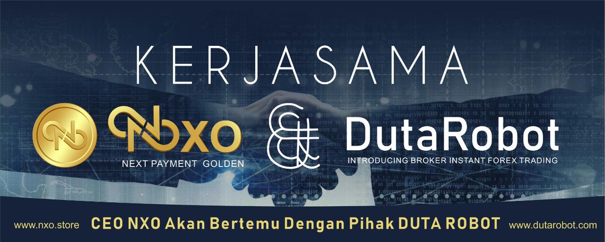 nxosupport's tweet photo. Big Changes Will Happen At NXO For Working With DutaRobot That Will Make NXO Prices Touch the Sky and Will Make Big Changes
#NXO #DUTAROBOT #SUPERPAYMENT https://t.co/QzZIgXi9Pz