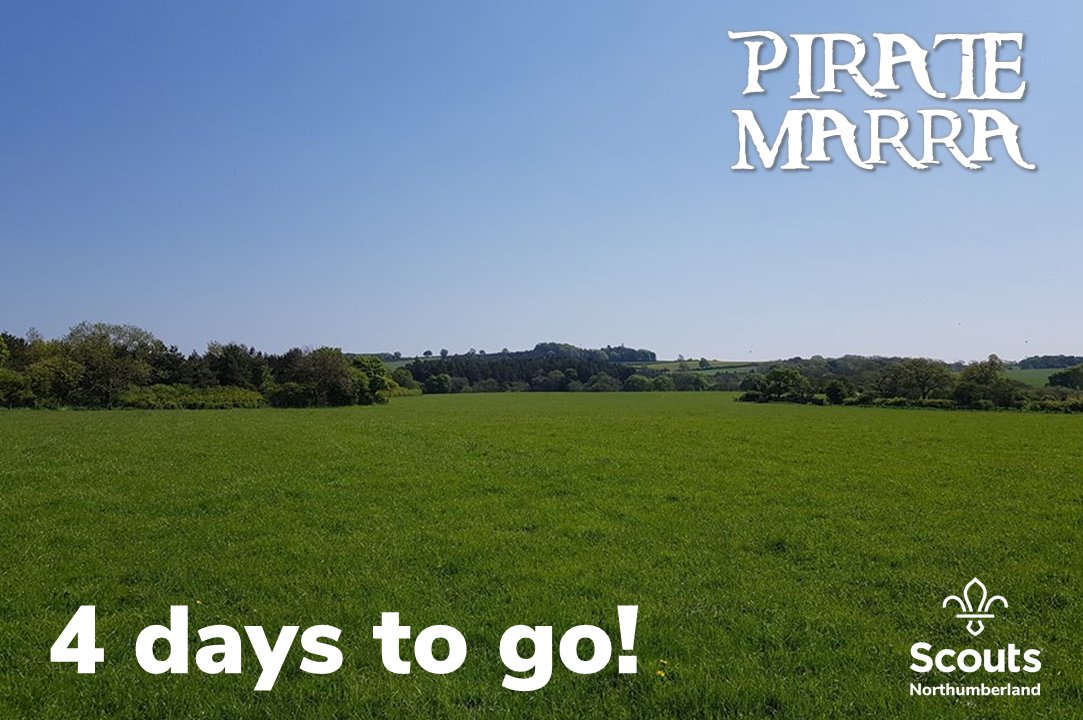 CampNorthumbria's tweet photo. It's a beautiful afternoon on Causey Island today with the sun beating down! The big build starts to ramp up today with our amazing volunteer team turning this humongous piece of land into a mini town for all our campers to live in across the weekend! #PirateMarra https://t.co/kfPGumm0Sr