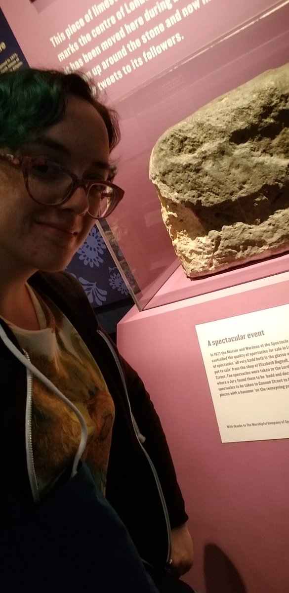 DokiDokiDany's tweet photo. Just saw the wonderful #LondonStone I guess you could say it really.... rocks!!! @MuseumofLondon https://t.co/eLywFODz86
