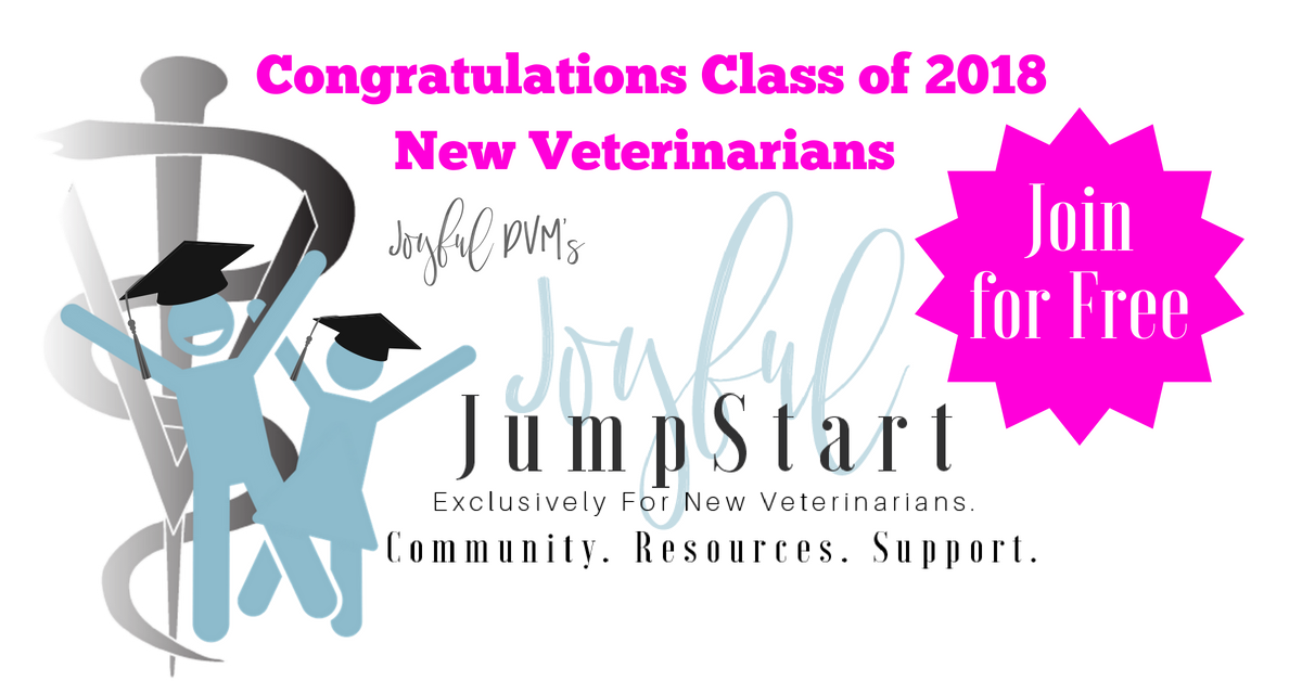 JoyfulDVM's tweet photo. New Veterinarians: The was created for you! TOTALLY FREE!
Community, Resources, Support for New (and new-ish) veterinarians!
It's your career... stay happy!

#JoyfulDVM #JoyfulJumpstart #VetMed https://t.co/8jCNWcnQxV