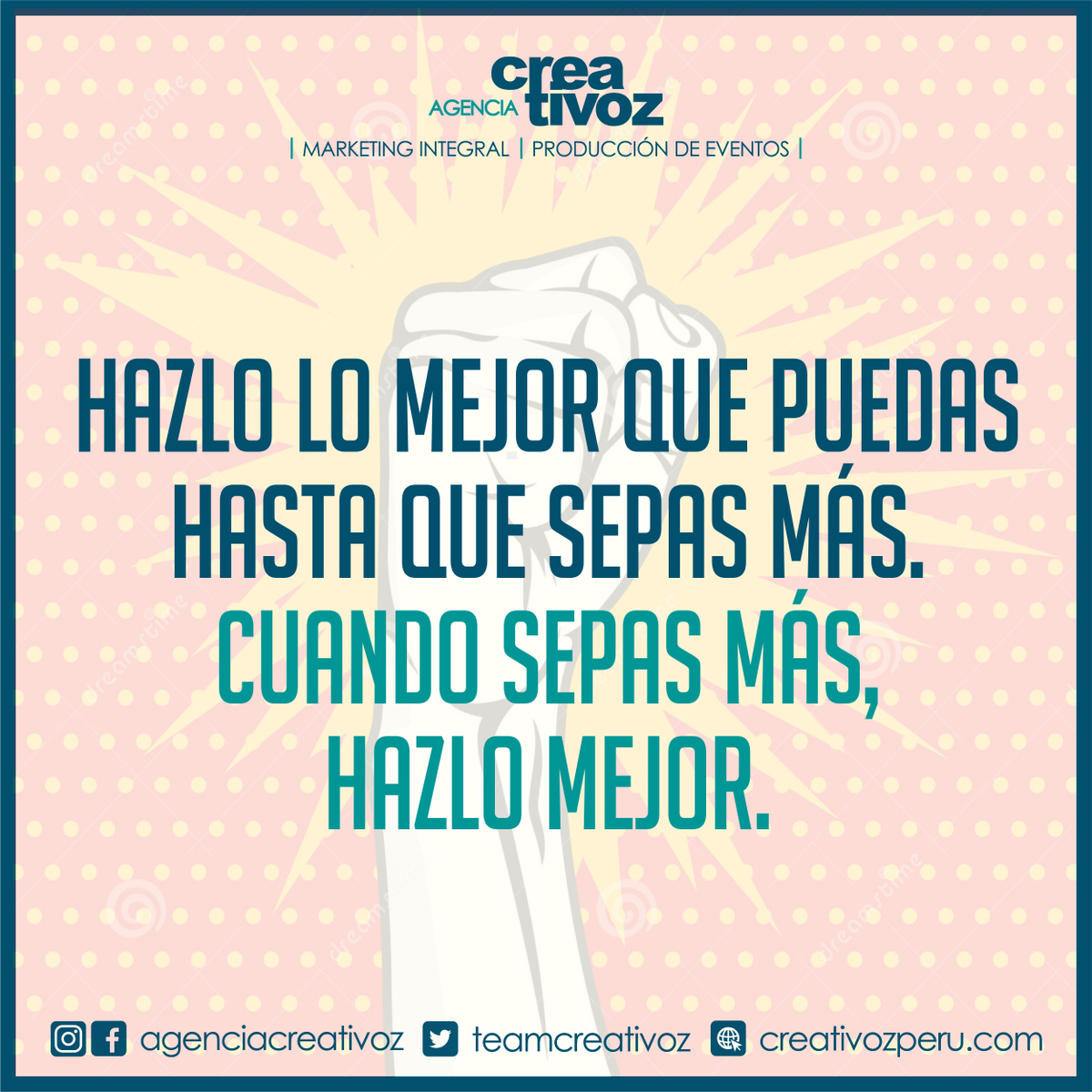 teamcreativoz's tweet photo. ¡Actitud ante todo! 
#TeamCreativoz https://t.co/iKoq6LOkxM