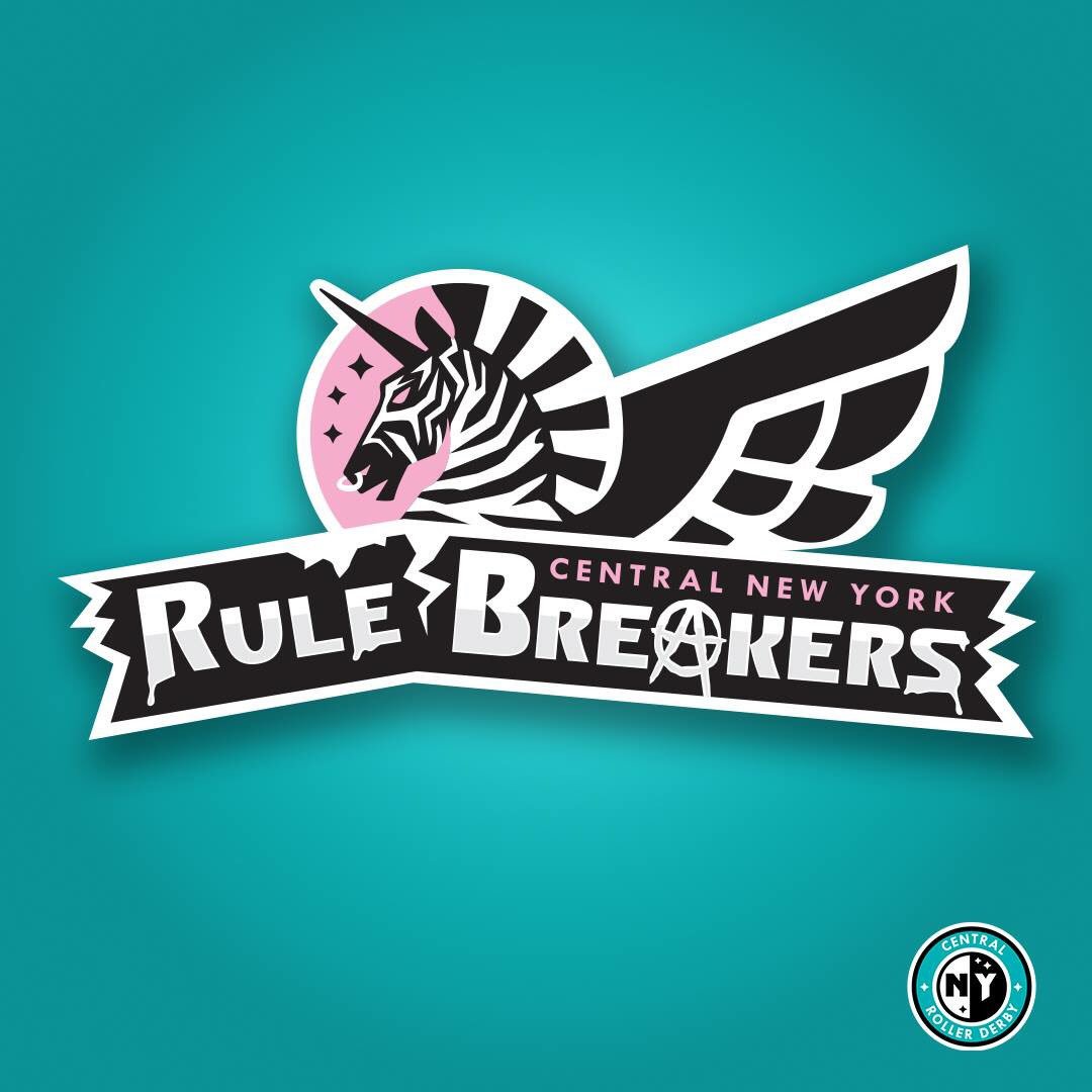 lindseycore's tweet photo. My league, @CNYRD , has now extended the rebranding to the officials group. I am so proud of this!! #CNYRD #wheelsofteal #rulebreakers #20skateteen #officiallove #zebracorn https://t.co/zFeSaHwAyb
