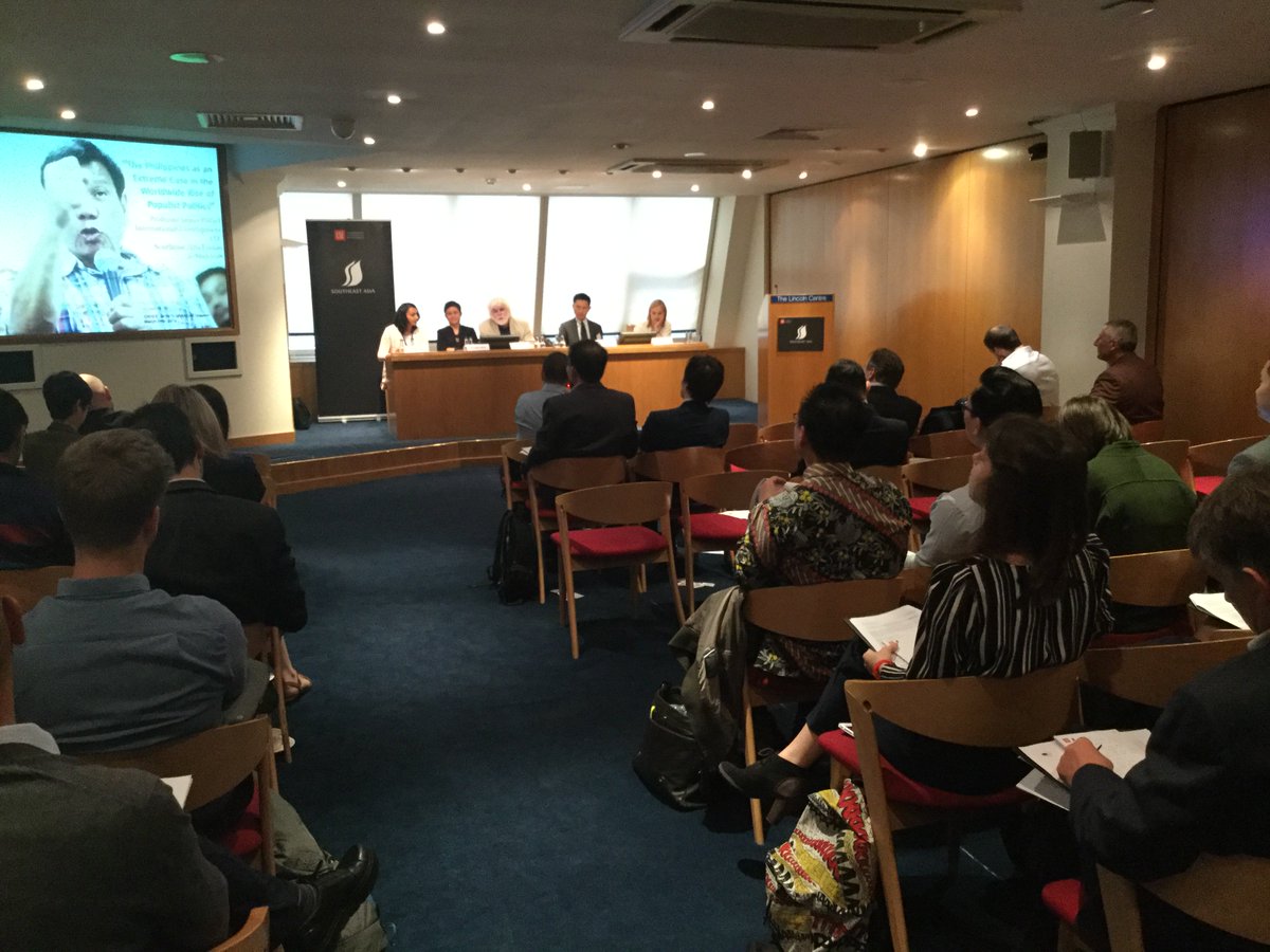 LSESEAC's tweet photo. Delighted to have @patel_champa of @ChathamHouse chair the third panel of the day at #LSESEAF covering the domestic political situations in #Cambodia #Thailand #Philippines and #Malaysia https://t.co/KsFgWGrAlB