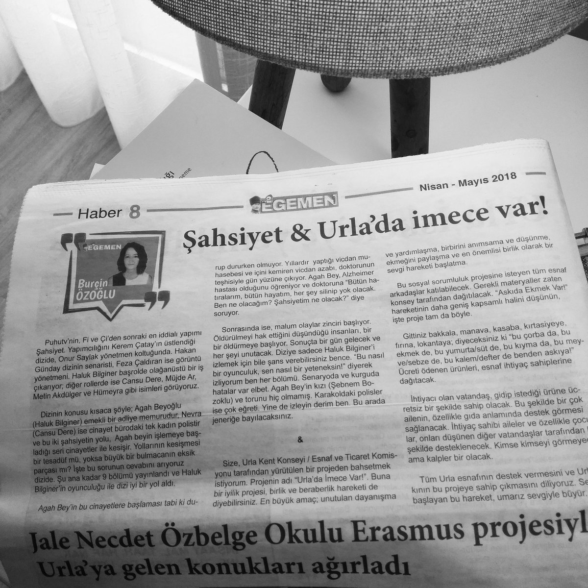burcinozoglu's tweet photo. Bu proje Urla'ya çok iyi gelecek.. Herkesin destek vermesini diliyorum 🙏🗞️ #urladaimecevar #urlaegemenhaber #şahsiyet https://t.co/cy4Cx8s06l