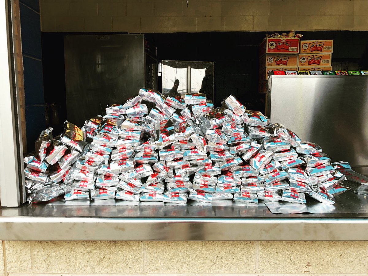 RockHounds's tweet photo. This sight can only mean one thing....we will have a stadium FULL of West Texas Students this morning! #HotDogsForDays https://t.co/qlNvvVgXXd