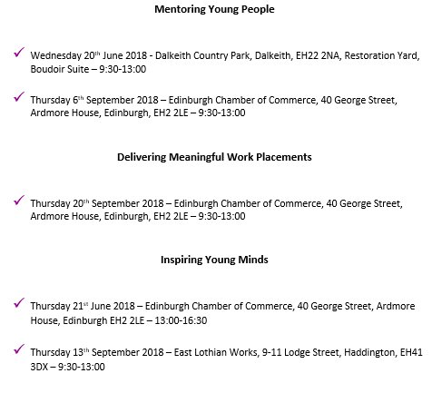 Calling all #Employers! Get yourself, Your colleagues & anyone who might be interested #booked on to our FREE workshops! If you want to #MentorYoungPeople, #DeliverMeaningfulWorkPlacements or #InspireYoungMinds Our workshops are for you! #Free #Training #DYW
