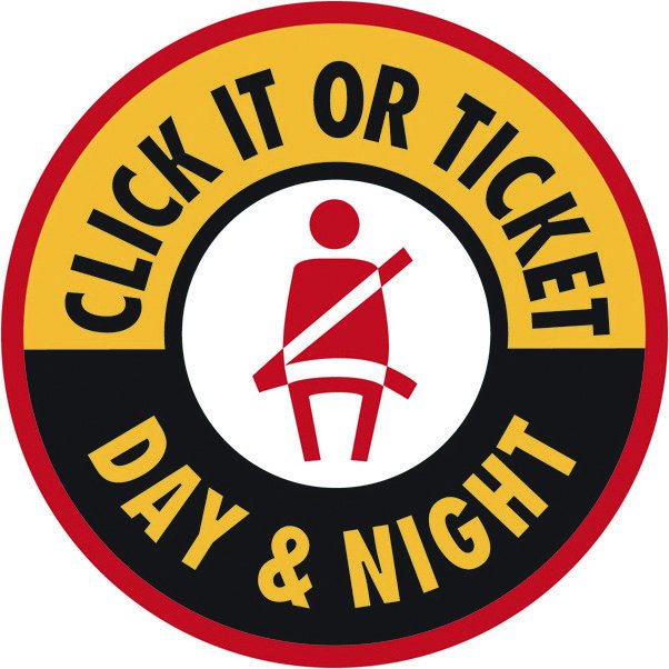 Sitting in the back doesn’t exclude you from using a safety belt. #ClickitorTicket