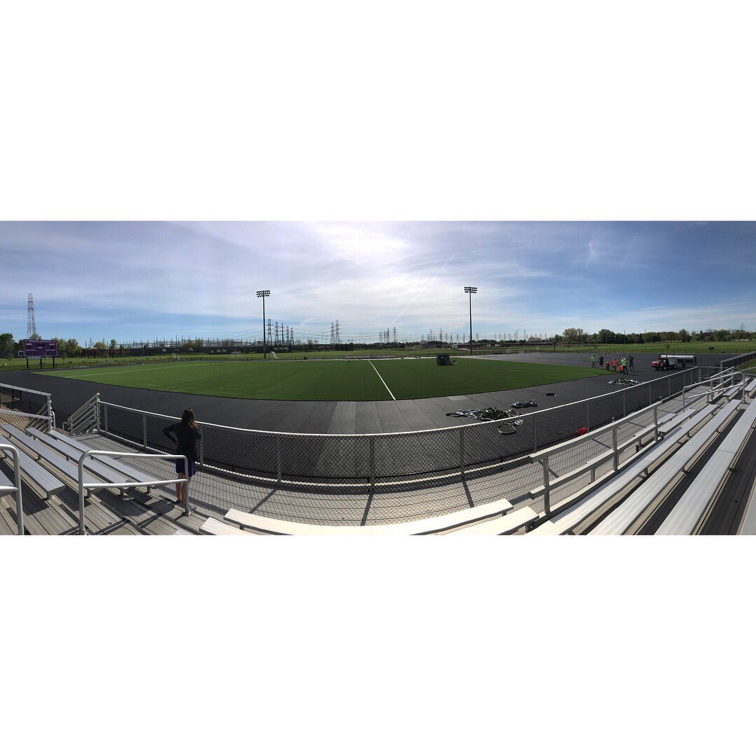 NiagaraWLAX's tweet photo. Monday morning #turfupdate! Look at this awesome progress! 👀🤗#greenstuff #rollout #powerofniagara https://t.co/woxqZEuWy0
