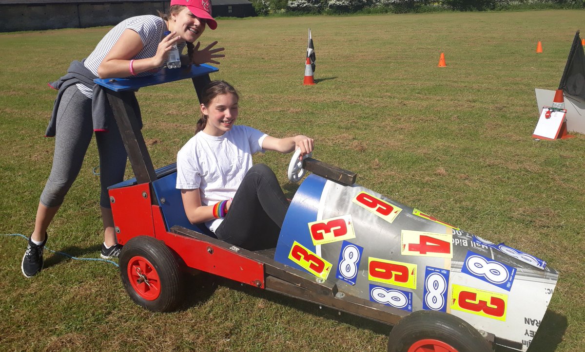 TudorHallSchool's tweet photo. Thanks to @adayinthecountr A Day in the Country at Aynho.  Brilliant team building and fun for our Year 8 students building and racing go karts in glorious sunshine and countryside #GoTudor #tudorgirlscan https://t.co/grEAeCVOtG
