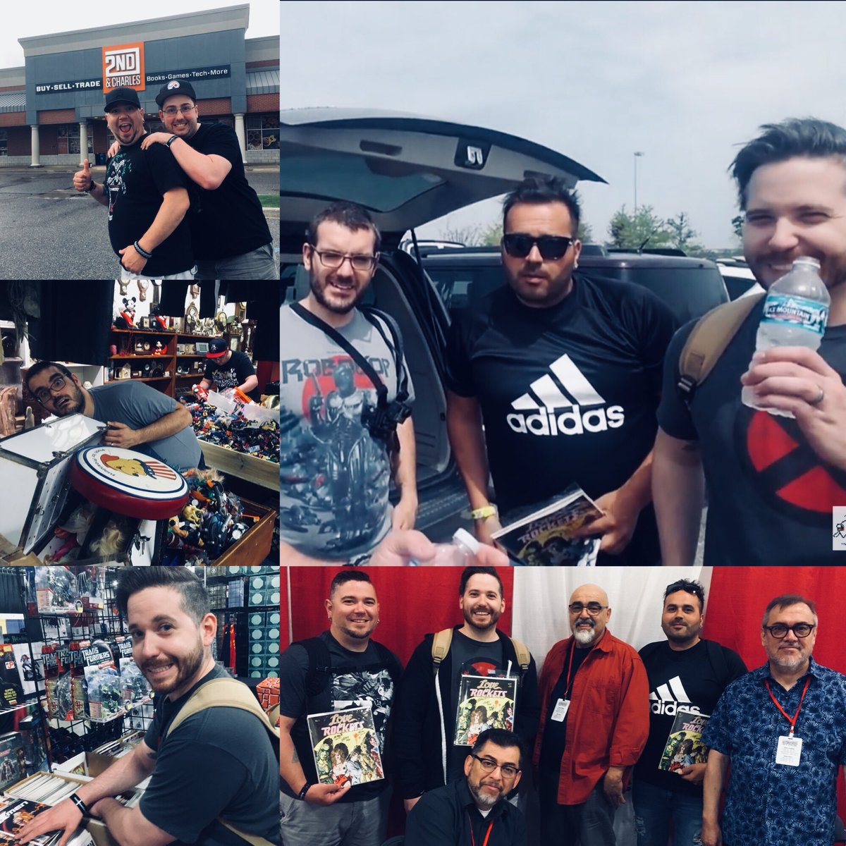 ClarkKentJeans's tweet photo. Back to reality. Thanks to everyone for a wonderful weekend! @RunWithComics @grecofabulous @Bingo_Bango40 @Theincrediblecj #MCCC2018 https://t.co/T6sZO0bm4o