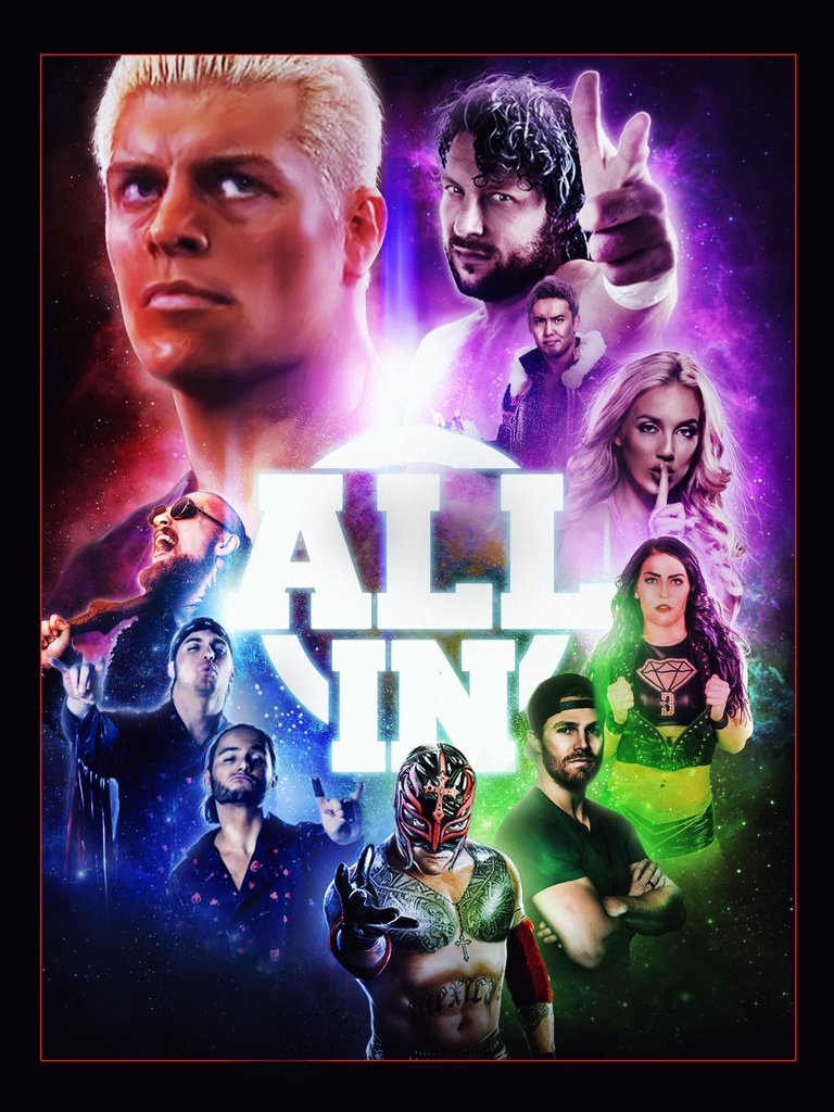 sentrydesigns's tweet image. Some of the stars of @ALL_IN_2018 ! 

@CodyRhodes @NickJacksonYB @MattJackson13 @StephenAmell