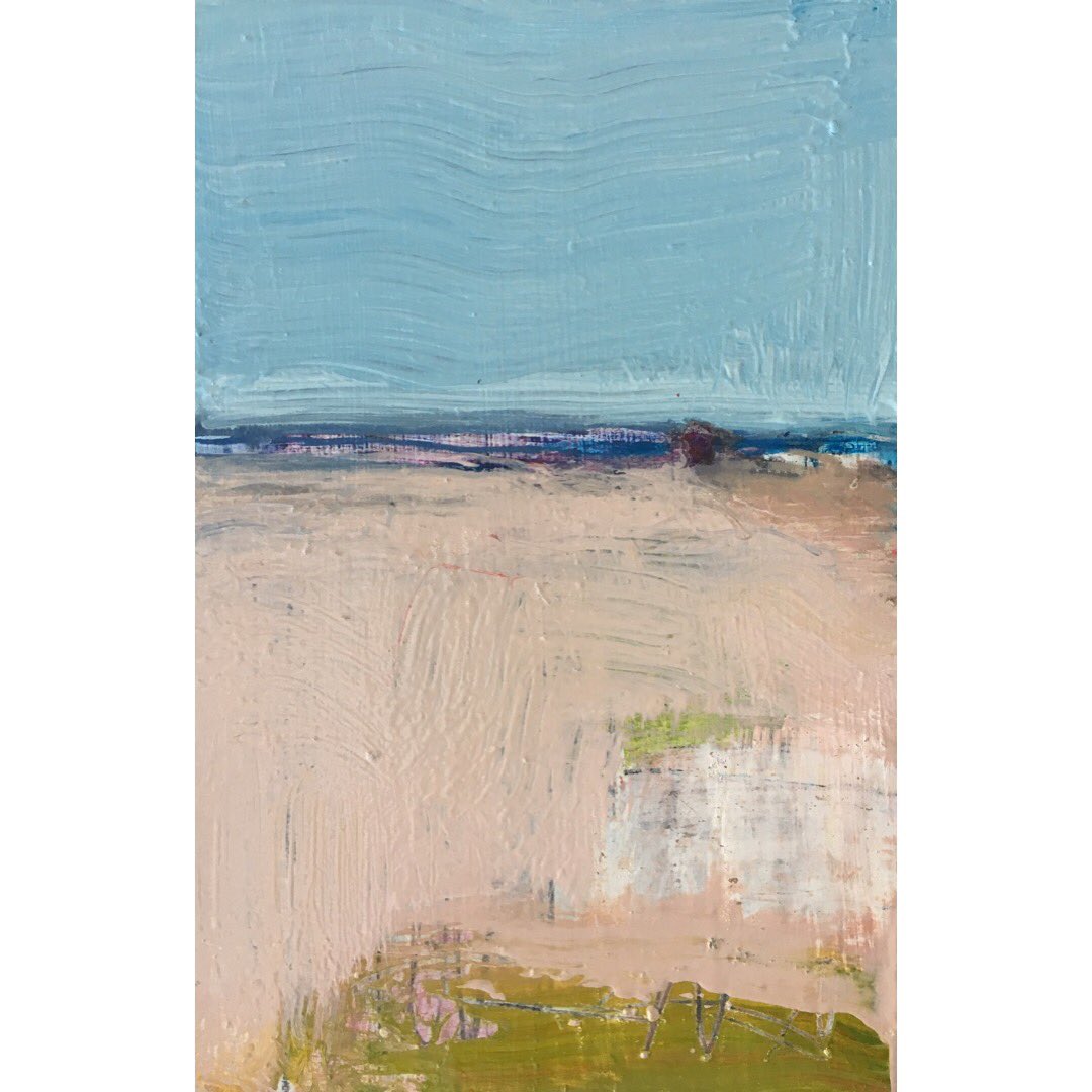 EllenRolli's tweet photo. “Dune Shack”, small work on board. #art #artwork #painting #acrylicpainting #abstractart #semiabstract #originalart #artist #painter #artcollector #artlovers #myart #ocean #sea #bythesea #artistsontwitter #artoftheday #artgallery #gallery #dunes #duneshack #provincetown #capecod https://t.co/XqcUmTSBnc