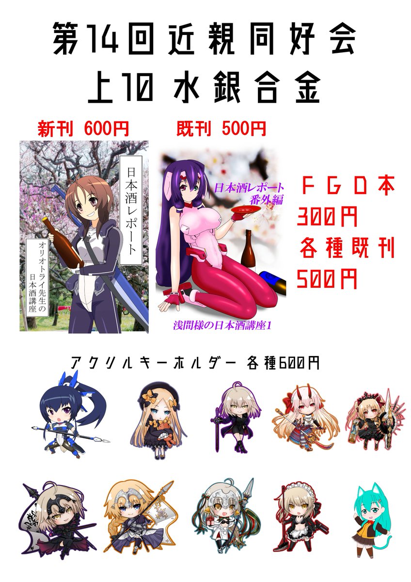 第14回近しき親交のための同人誌好事会 サークル出展情報まとめ 18 05 27開催 2ページ目 Togetter