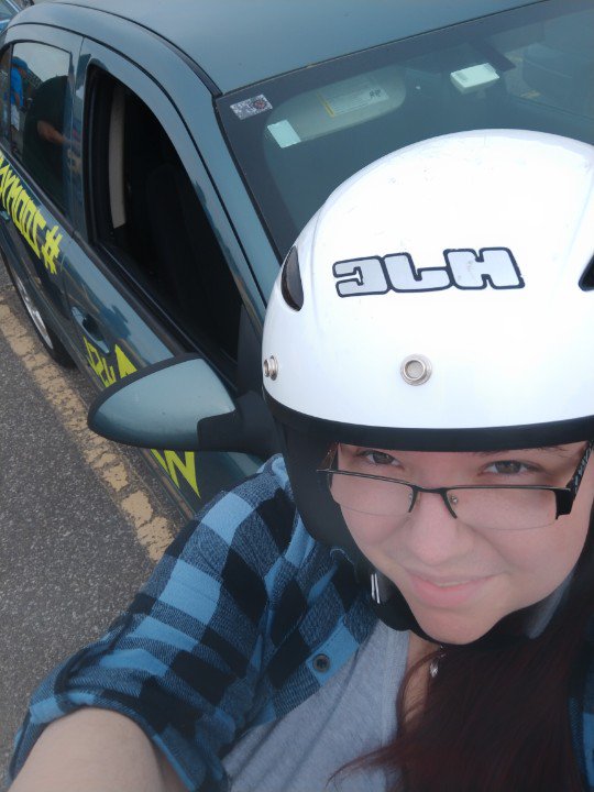 PlayfulKitten89's tweet image. Had another blast with@jakebunny this weekend and we both got trophies! #fastestbun and #zoomycat owning the track!